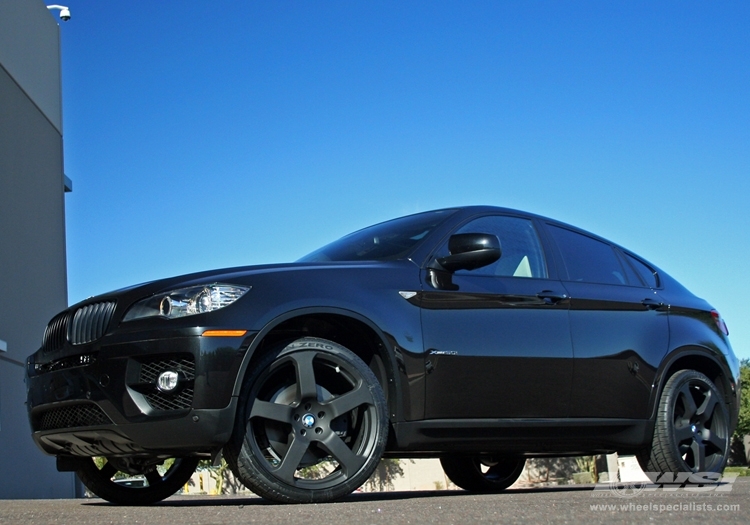 2010 BMW X6 with 22" ES Designs Thunder in Silver wheels