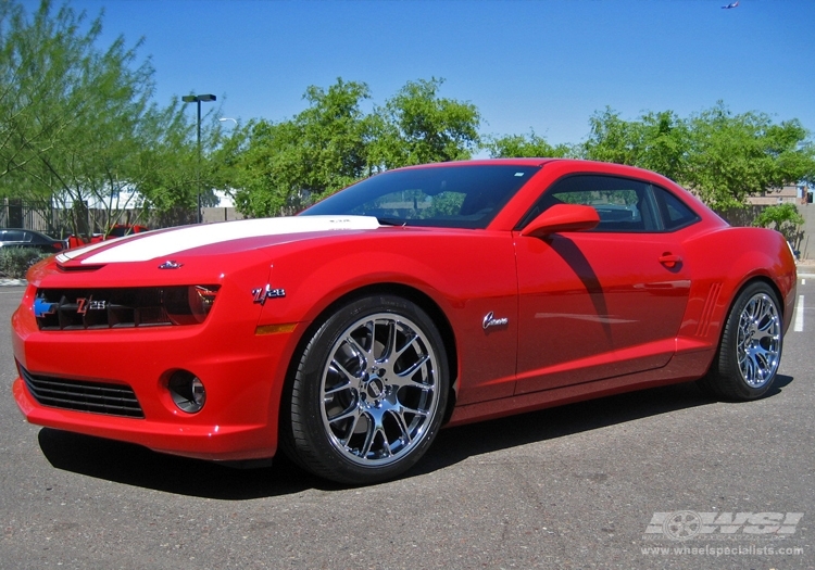 2010 Chevrolet Camaro with 20" BBS CHR in Silver (SS Rim Protector) wheels