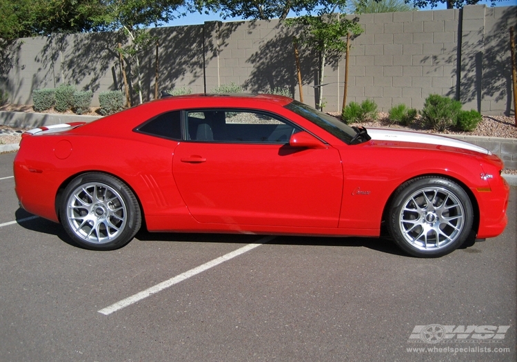 2010 Chevrolet Camaro with 20" BBS CHR in Silver (SS Rim Protector) wheels