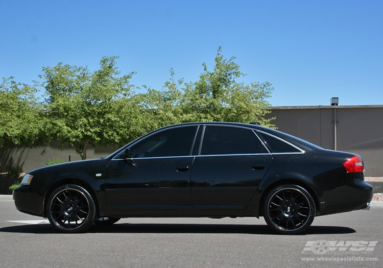2004 Audi A6 with 19" BBS CH in Black (Matte) wheels