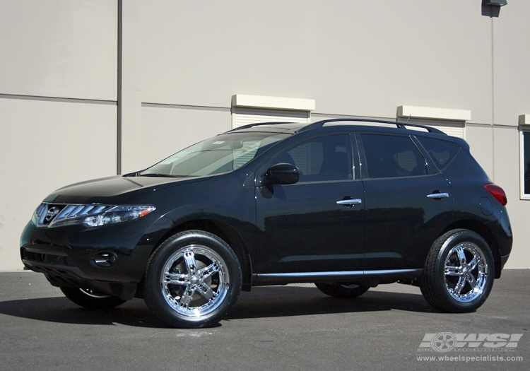 2008 Nissan Murano with 20" Giovanna Lisbon in Chrome wheels