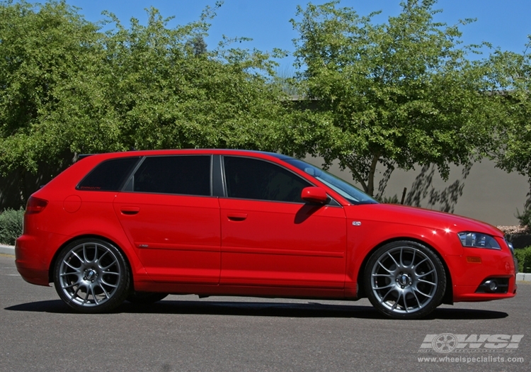 2010 Audi A3 with 19" BBS CK in Silver (Anthracite) wheels
