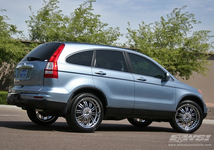 2010 Honda CR-V with 20" 2Crave N01 in Chrome wheels