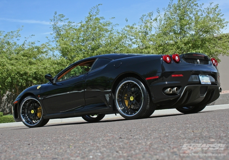 2010 Ferrari F430 with 20" GFG Forged Messina in Chrome wheels