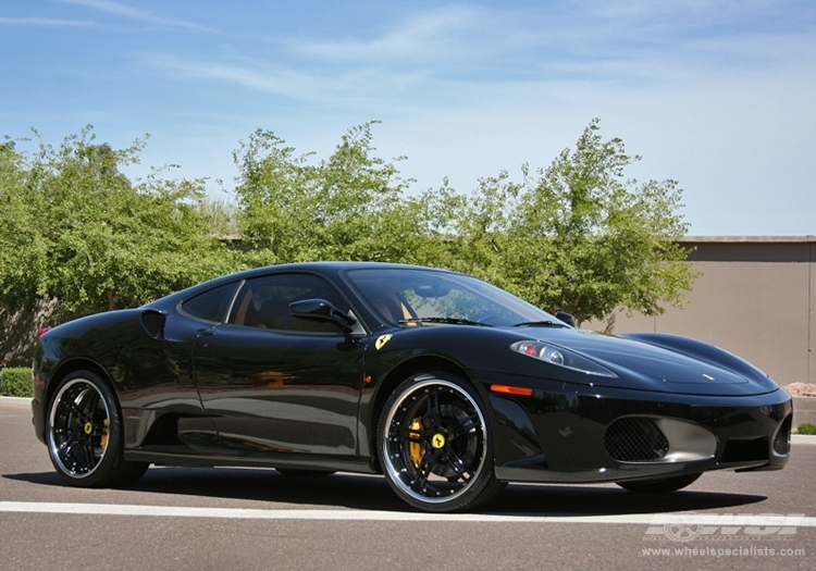 2010 Ferrari F430 with 20" GFG Forged Messina in Chrome wheels