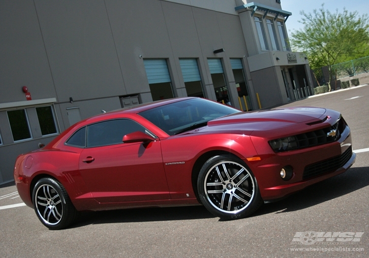 2010 Chevrolet Camaro with 20" Koko Kuture Intake in Machined Black (1 Piece) wheels