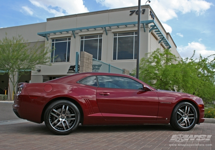 2010 Chevrolet Camaro with 20" Koko Kuture Intake in Machined Black (1 Piece) wheels