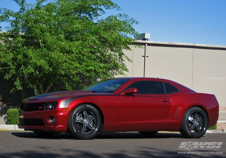 2010 Chevrolet Camaro with 20" Lexani LX-15 in Machined Black wheels