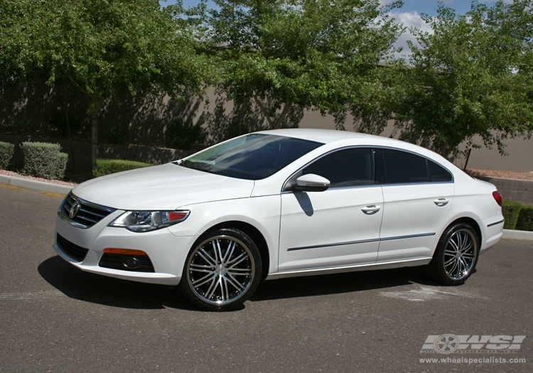 2009 Volkswagen CC with 20" Vossen VVS-082 in Black Machined (DISCONTINUED) wheels