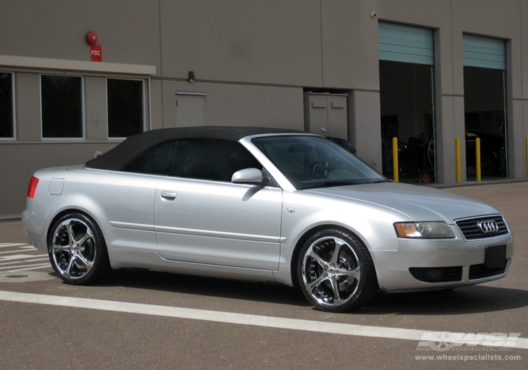 2003 Audi A4 with 19" Giovanna Dalar-5 in Chrome wheels