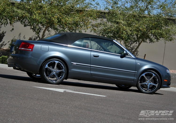 2009 Audi A4 with 20" Giovanna Dalar-5 in Chrome wheels