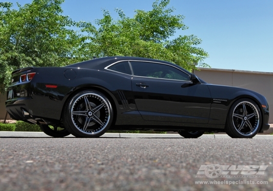 2010 Chevrolet Camaro with 22" Asanti AF-144 in Chrome wheels