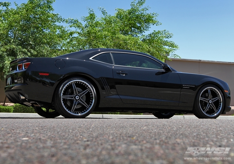 2010 Chevrolet Camaro with 22" Asanti AF-144 in Chrome wheels