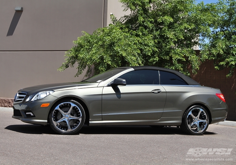 2010 Mercedes-Benz E-Class Coupe with 20" Giovanna Dalar-5 in Chrome wheels
