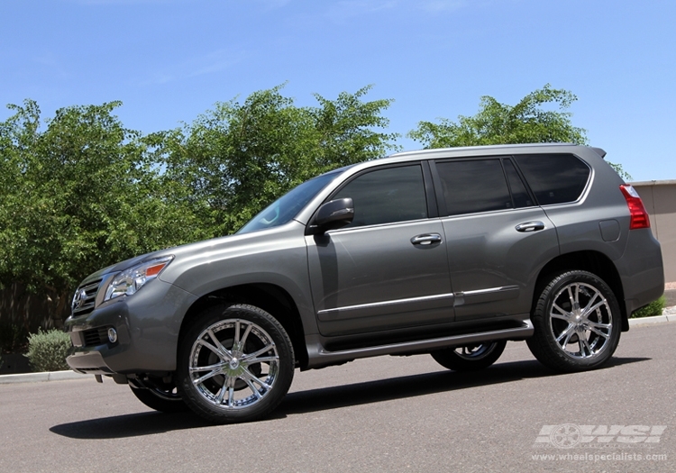 2010 Lexus GX with 22" Lexani LX-12 in Chrome wheels