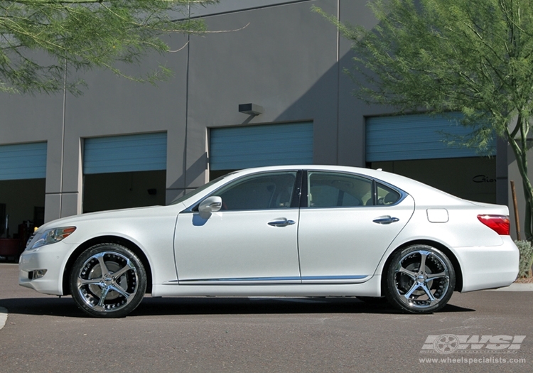 2010 Lexus LS with 20" Giovanna Dalar-5 in Chrome wheels