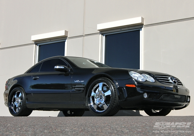 2008 Mercedes-Benz SL-Class with 20" Lorinser LM5 in Silver wheels