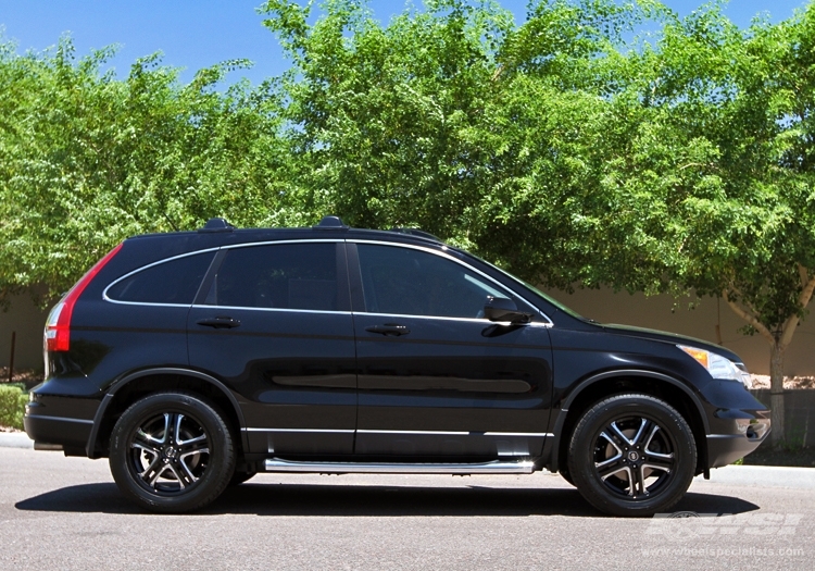 2010 Honda CR-V with 18" Enkei AKP in Black (Luxury Sport) wheels