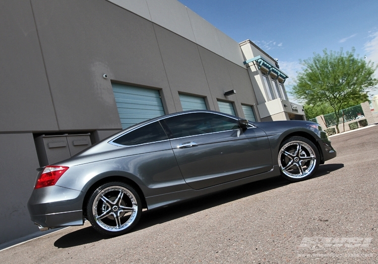 2010 Honda Accord with 20" Enkei LS-5 in Chrome (Luxury Sport) wheels