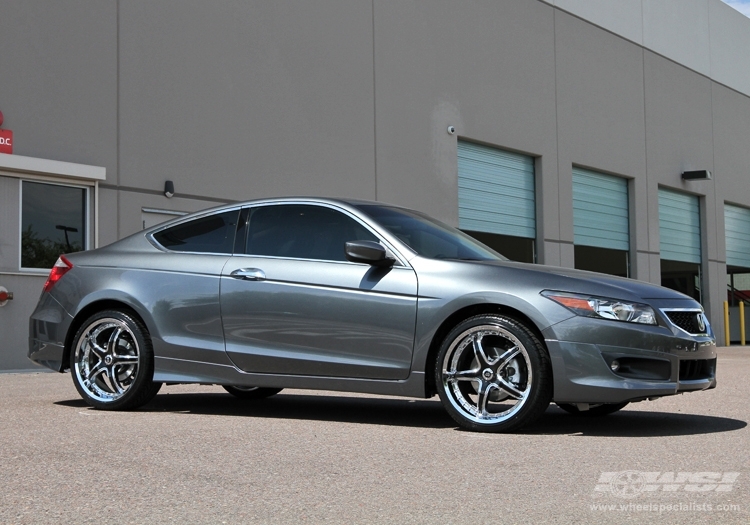 2010 Honda Accord with 20" Enkei LS-5 in Chrome (Luxury Sport) wheels