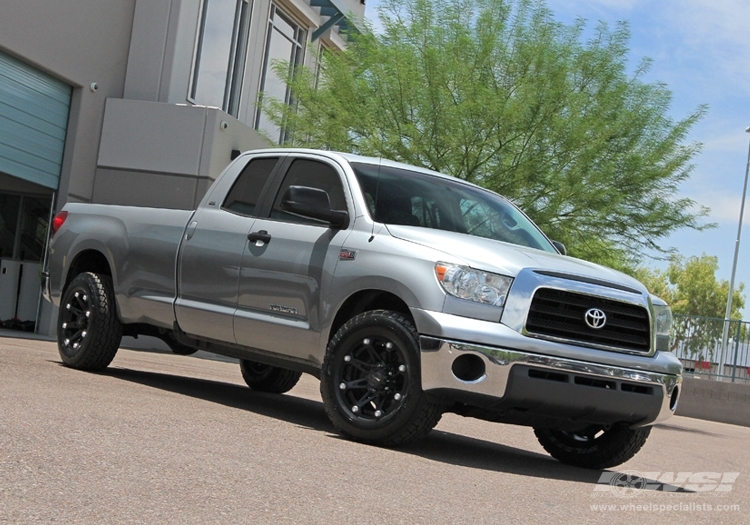 2008 Toyota Tundra with 18" Ballistic Off Road 814-Jester in Black (Matte) wheels