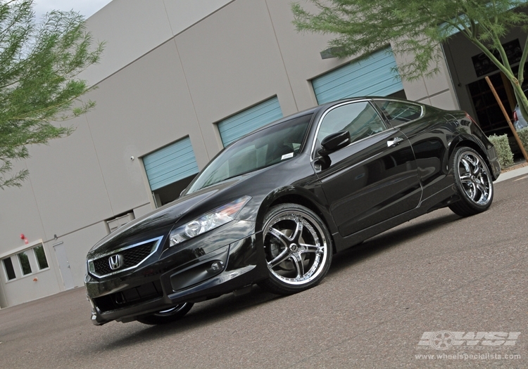 2010 Honda Accord with 20" Enkei LS-5 in Chrome (Luxury Sport) wheels