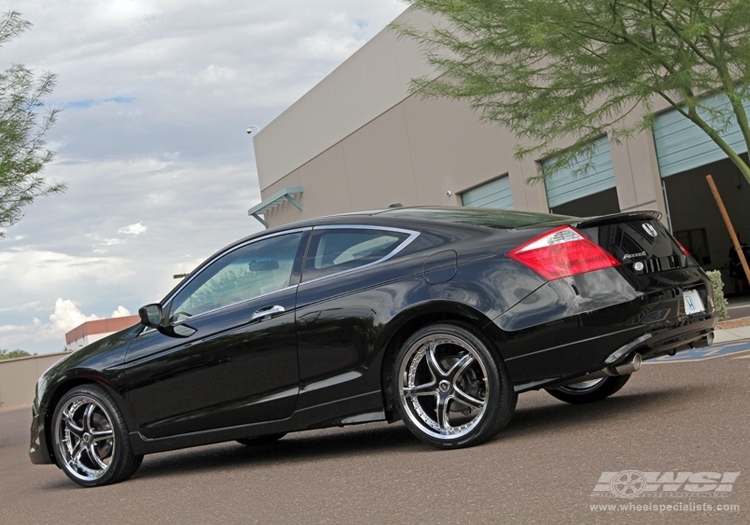 2010 Honda Accord with 20" Enkei LS-5 in Chrome (Luxury Sport) wheels