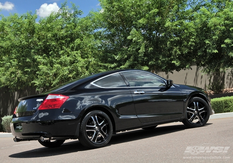 2010 Honda Accord with 20" Enkei AKP in Black (Luxury Sport) wheels