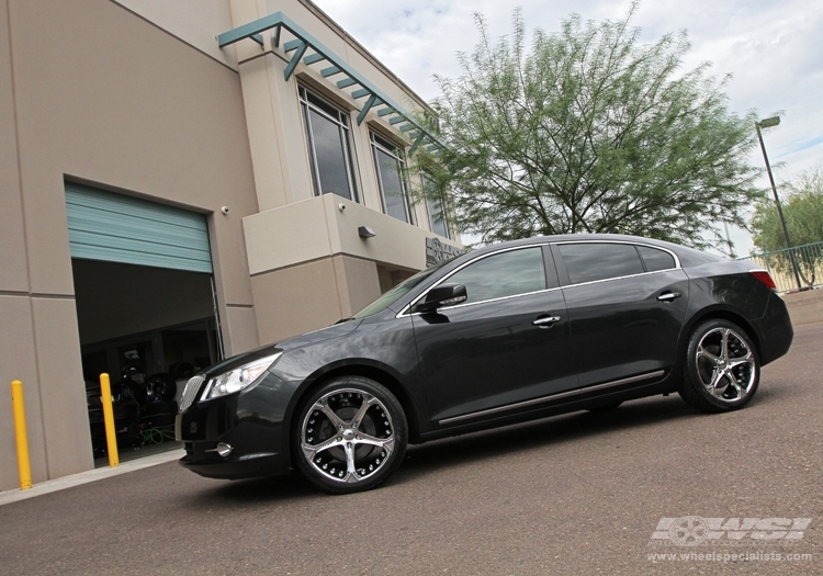 2010 Buick LaCrosse with 20" Giovanna Dalar-5 in Chrome wheels