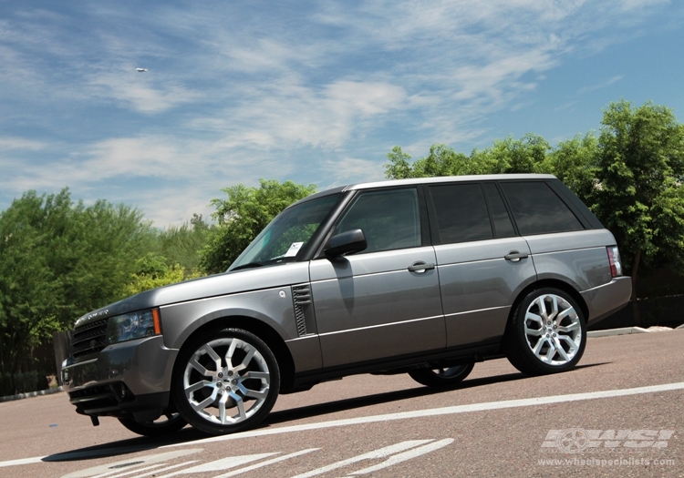 2010 Land Rover Range Rover with 20" ES Designs Oxford 317 in Silver wheels