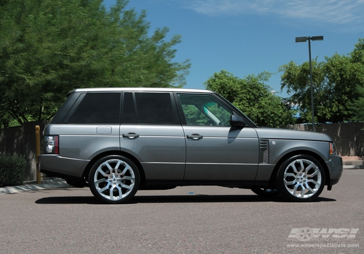 2010 Land Rover Range Rover with 20" ES Designs Oxford 317 in Silver wheels