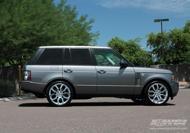 2010 Land Rover Range Rover with 20" ES Designs Oxford 317 in Silver wheels
