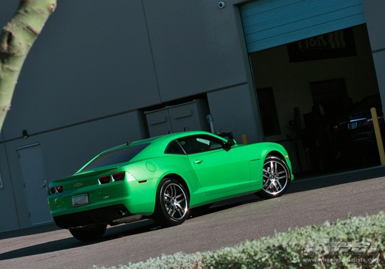 2010 Chevrolet Camaro with 20" Koko Kuture Intake in Machined Black (1 Piece) wheels