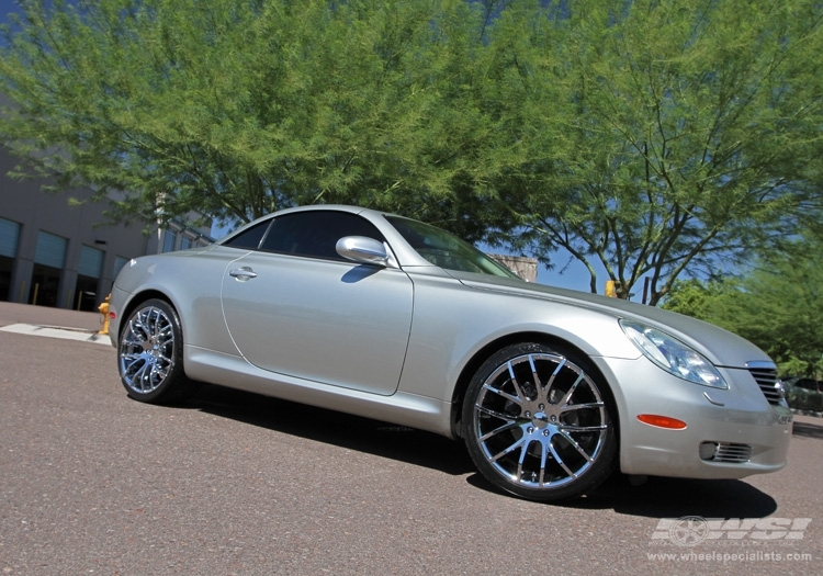 2006 Lexus SC with 20" Giovanna Kilis in Chrome wheels