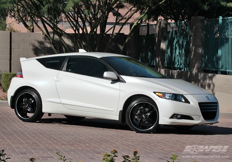 2011 Honda CRZ with 18" 2Crave N05 in Black (Machined Lip Groove