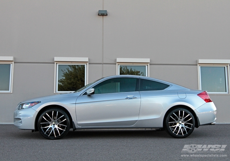 2010 Honda Accord with 20" Giovanna Kilis in Machined Black wheels