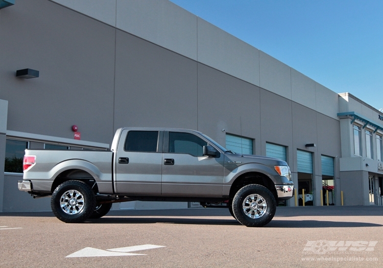 2010 Ford F-150 with 18" 2Crave Xtreme Off Road NX-02 in Chrome wheels
