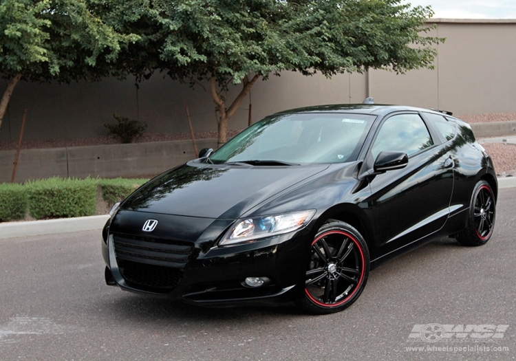 2011 Honda CR-Z with 18" Enkei Klamp in Matte Black wheels