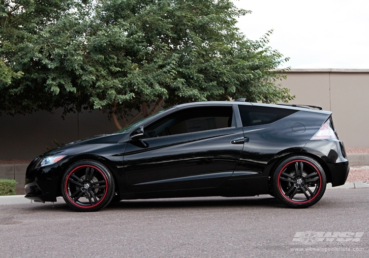 2011 Honda CR-Z with 18" Enkei Klamp in Matte Black wheels