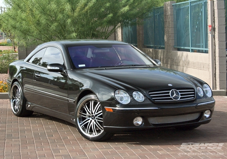 2005 Mercedes-Benz CL-Class with 20" Vossen VVS-082 in Black Machined (DISCONTINUED) wheels
