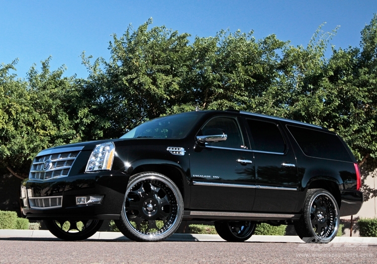 2010 Cadillac Escalade with 26" GFG Forged Trento-7 in Custom wheels