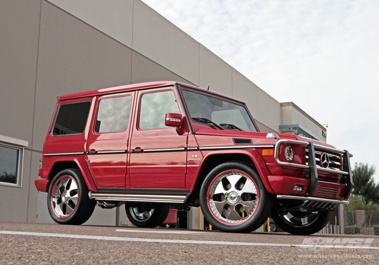 2010 Mercedes-Benz G-Class with 22" Giovanna Berlin in Chrome wheels