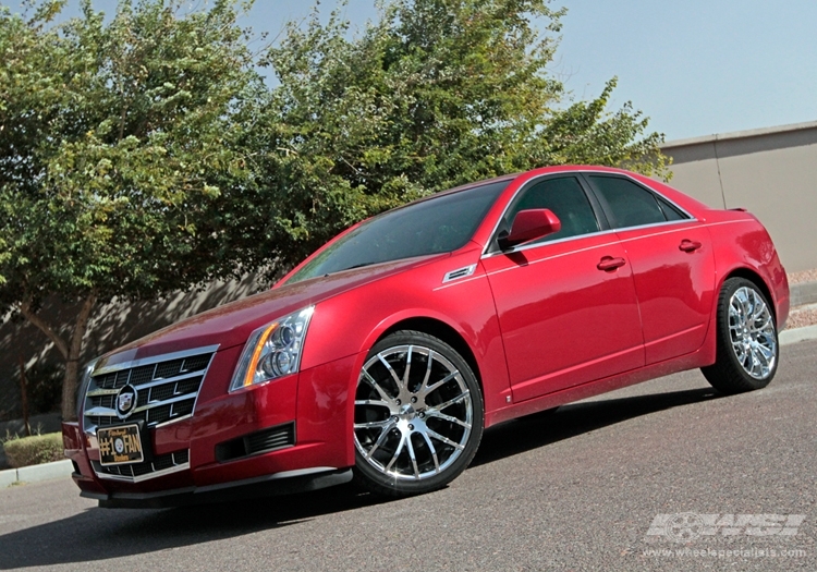 2010 Cadillac CTS with 20" Giovanna Kilis in Chrome wheels