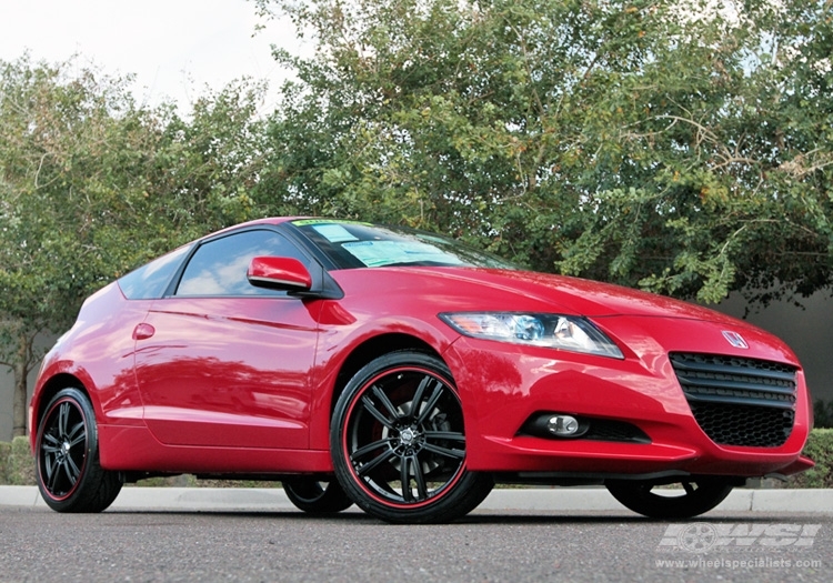 2010 Honda CR-Z with 18" Enkei Klamp in Matte Black wheels