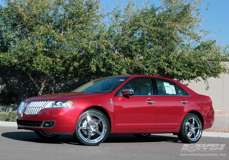 2011 Lincoln MKZ with 20" Gianelle Spezia-5 in Chrome wheels