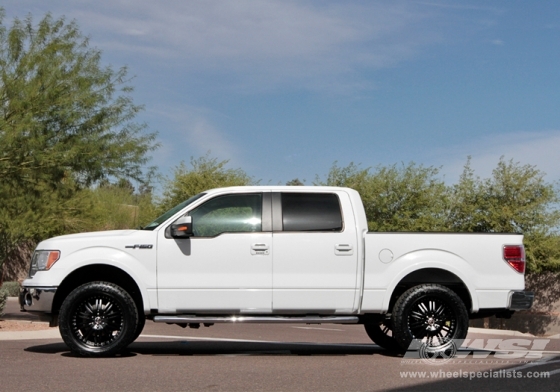 2010 Ford F-150 with 22" 2Crave N11 in Satin Black wheels