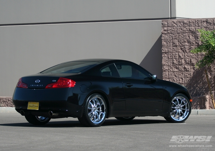 2006 Infiniti G35 Coupe with 20" Enkei LF-10 in Chrome (Luxury Sport) wheels