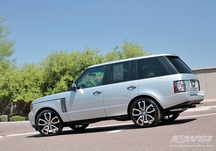 2011 Land Rover Range Rover with 22" ES Designs Oxford 317 in Black (Custom) wheels