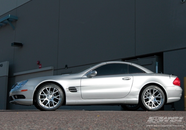 2009 Mercedes-Benz SL-Class with 20" Vossen CV2 in Matte Silver (DISCONTINUED) wheels