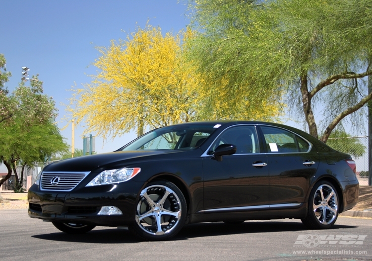 2008 Lexus LS with 20" Giovanna Dalar-5 in Chrome wheels